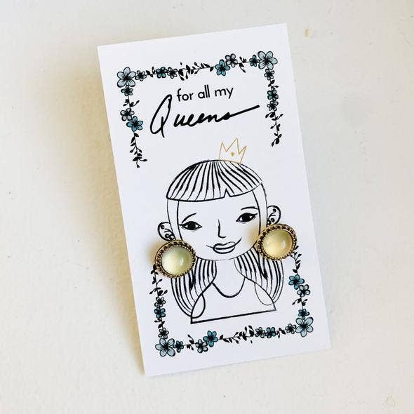 Tiny Gift Society - All My Queens Vintage Earrings