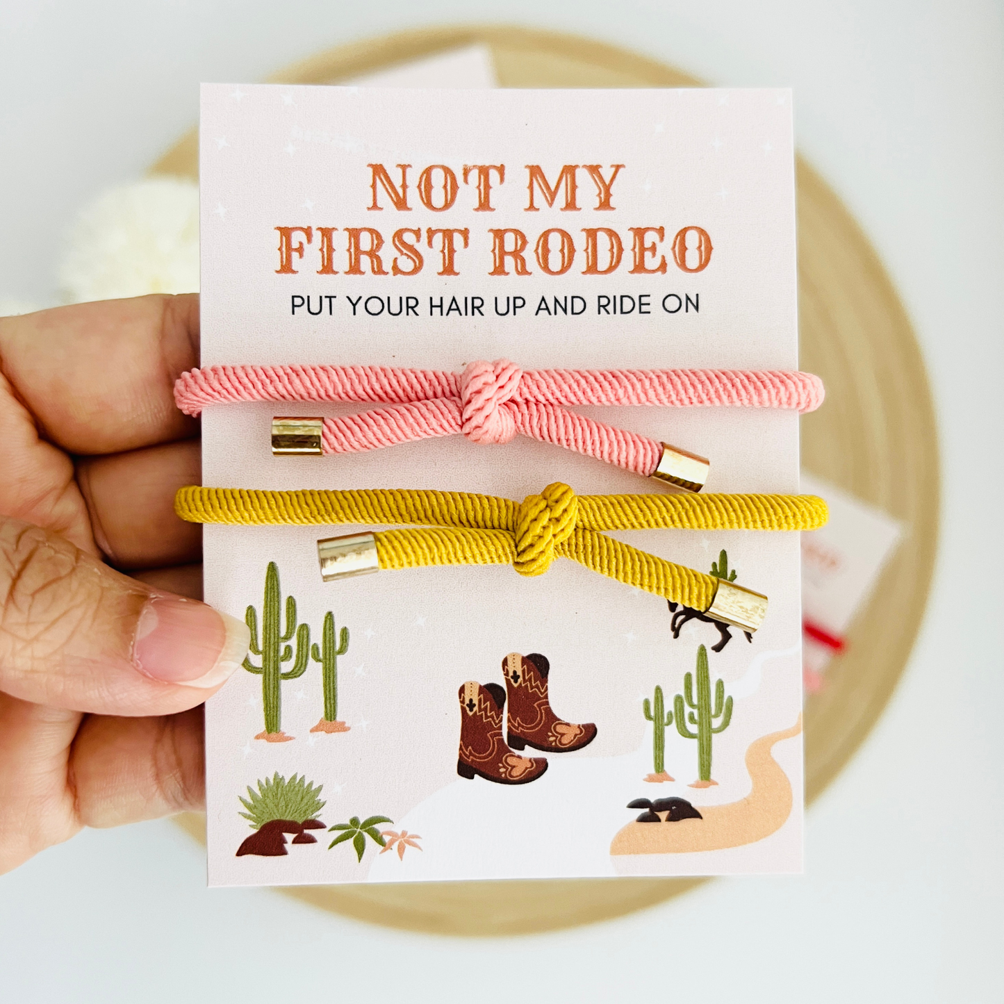 Not My First Rodeo Double Hair Tie