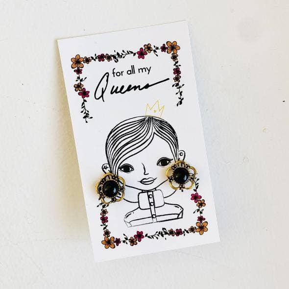 Tiny Gift Society - All My Queens Vintage Earrings