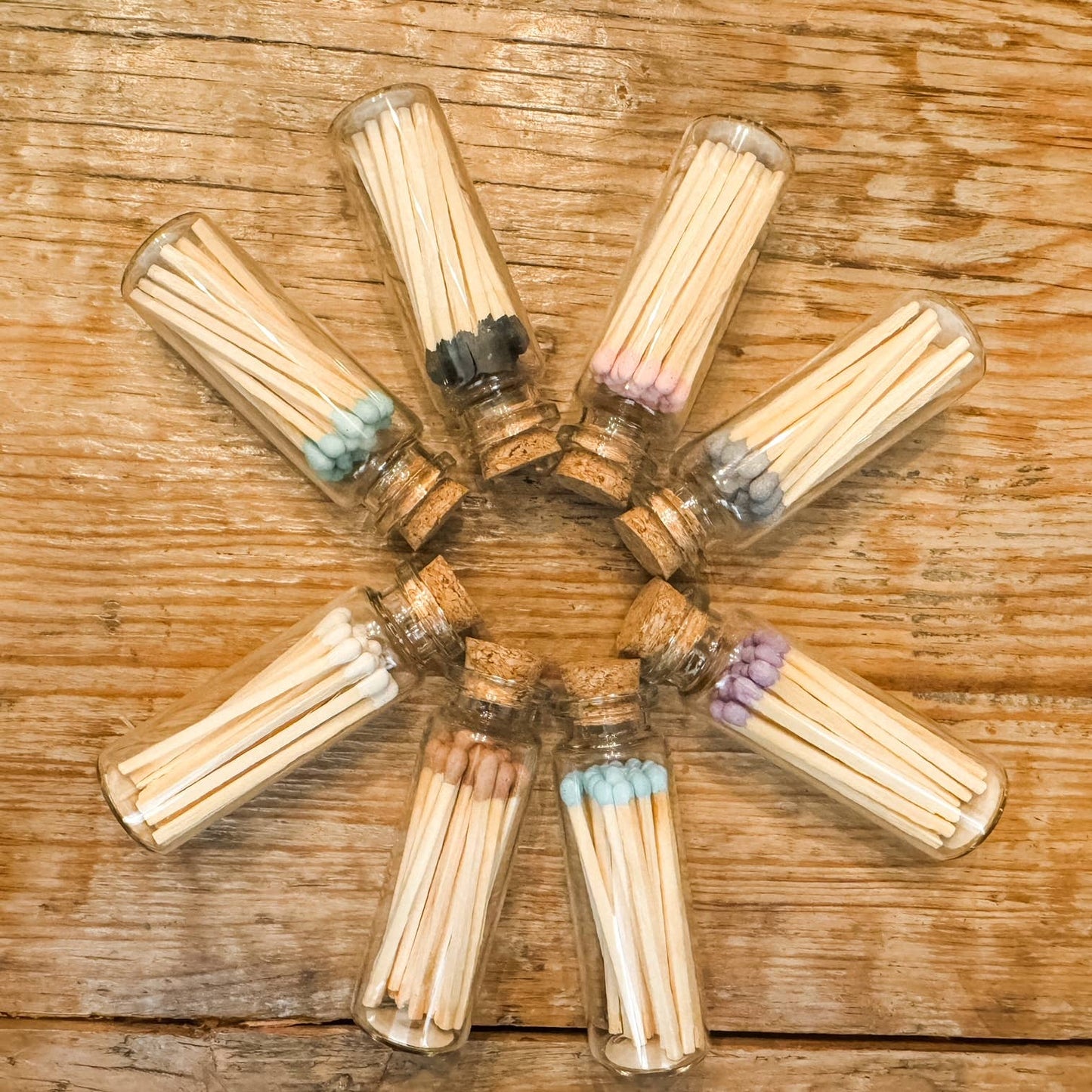 Matches in Glass Vial