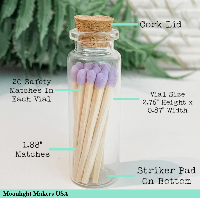 Matches in Glass Vial
