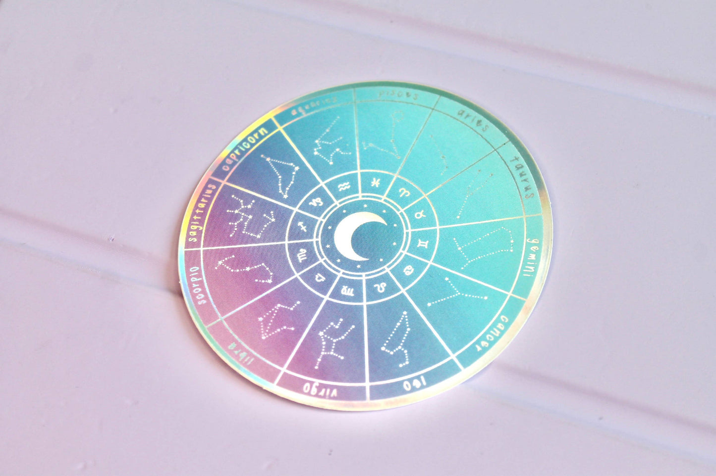Galloree Designs LLC - Zodiac Wheel Sticker, Zodiac Sticker, Zodiac Stickers