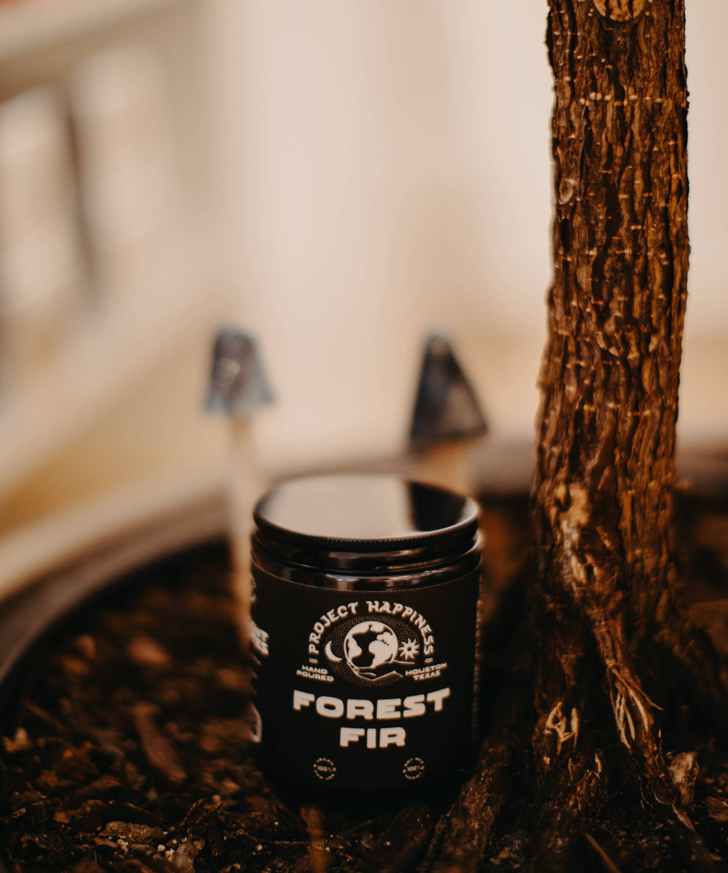 Project Happiness Candle Co. - Forest Fir - 8 oz Soy Candle