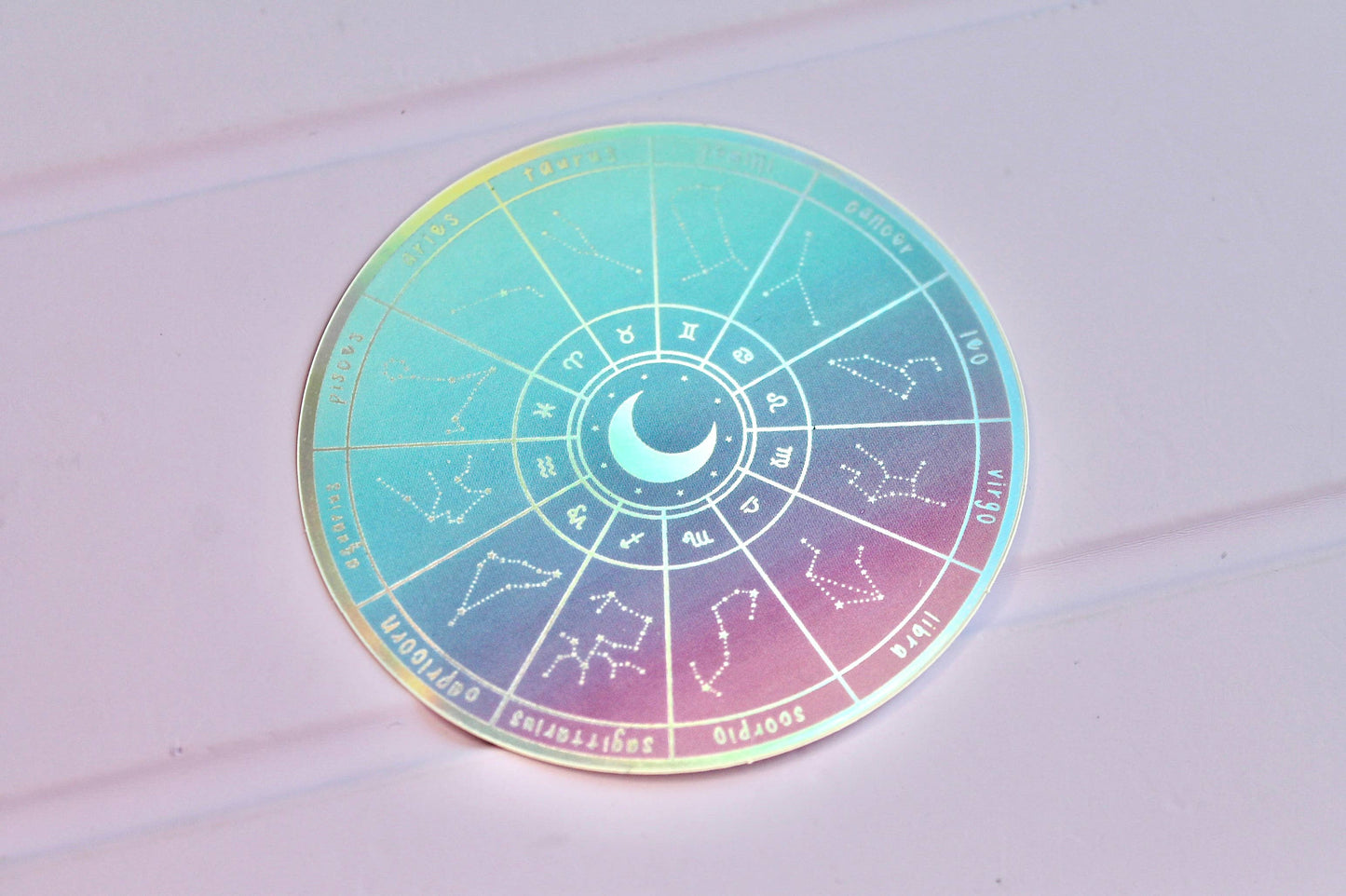 Galloree Designs LLC - Zodiac Wheel Sticker, Zodiac Sticker, Zodiac Stickers