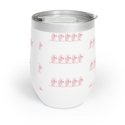 2 Horses Chill Wine Tumbler | Fun Gift for Wine Lovers