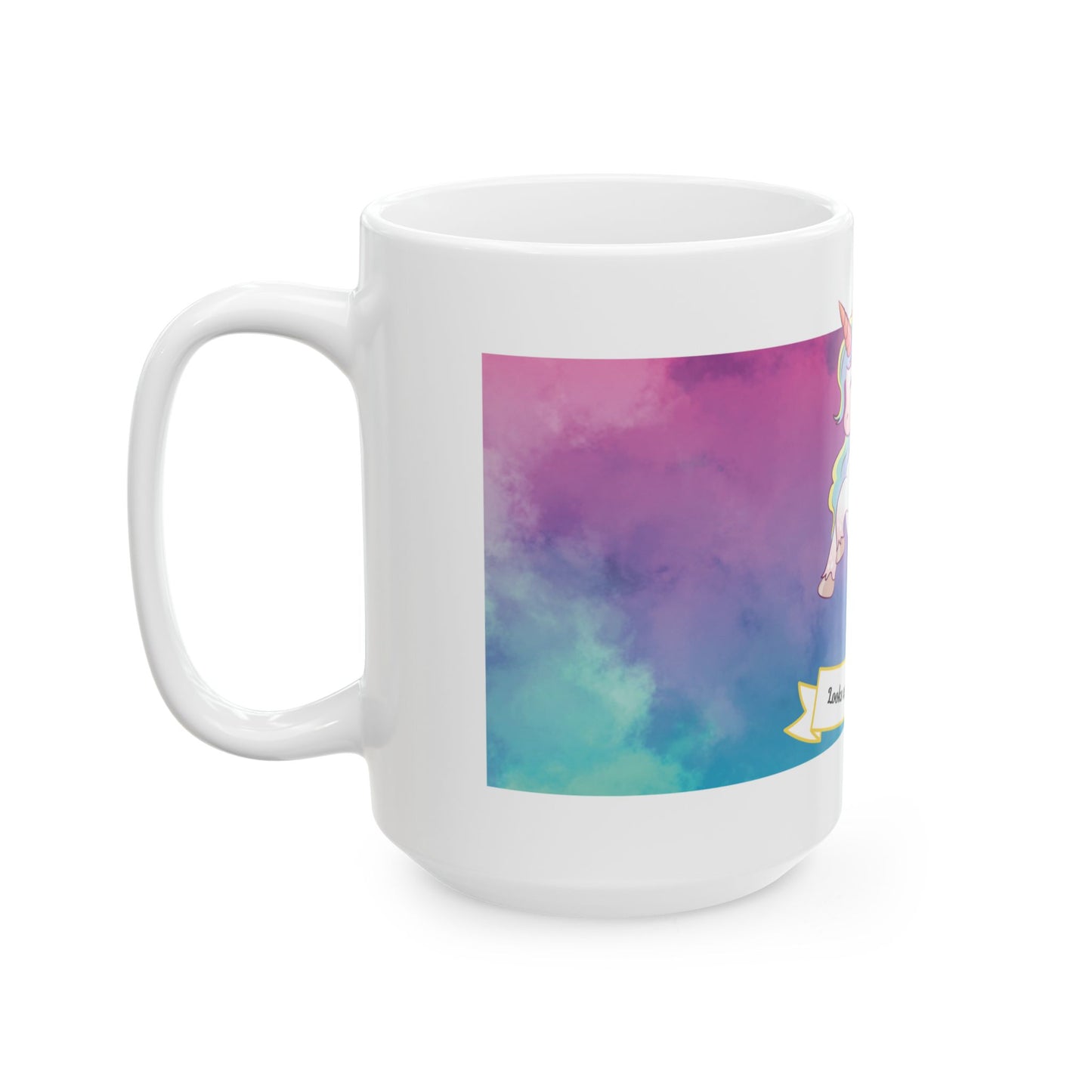 Stabby Unicorn Ceramic Mug - Colorful Coffee Cup