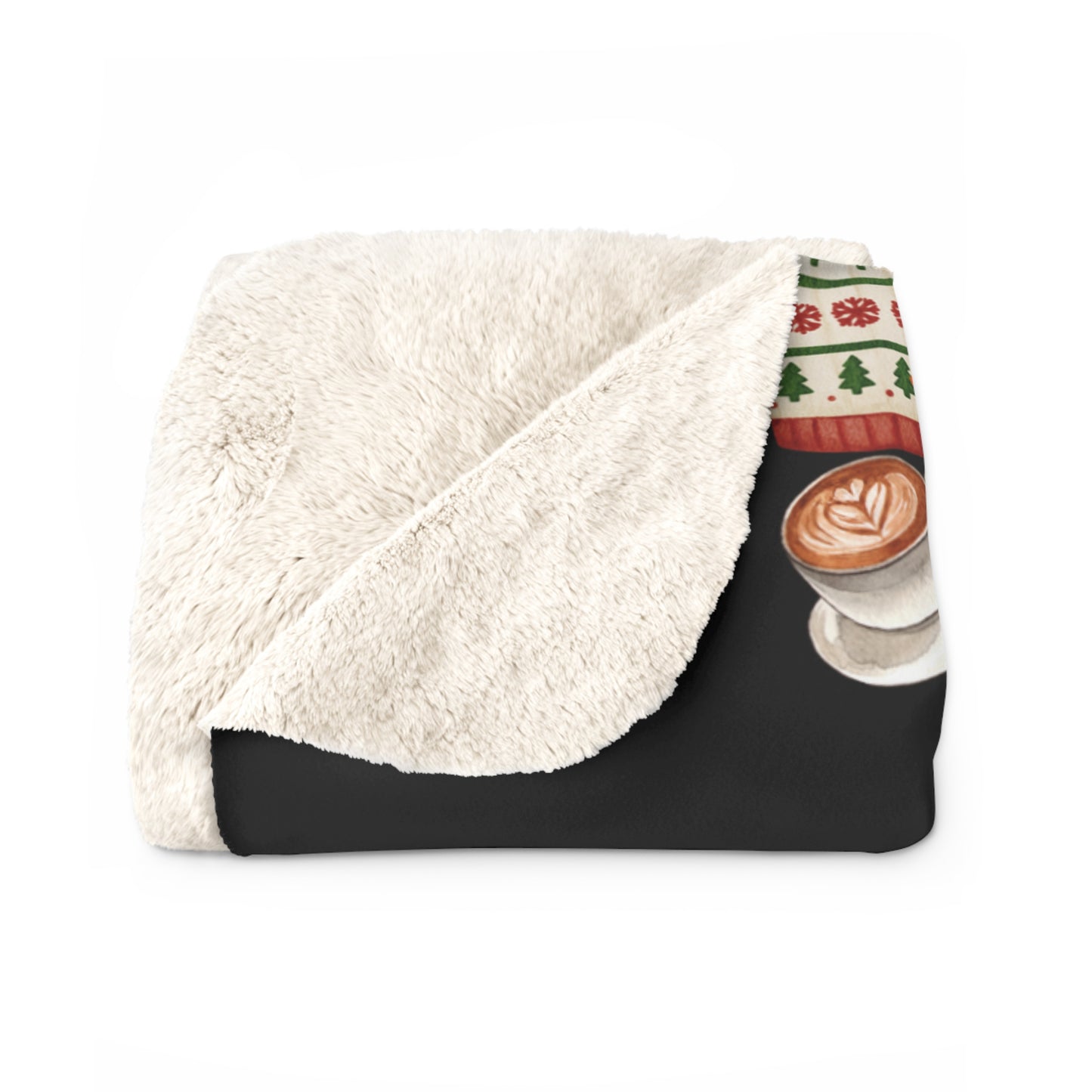 Sweater Weather Fleece Blanket - Perfect for Winter, Holidays, & Snuggling Up -Book Blanket