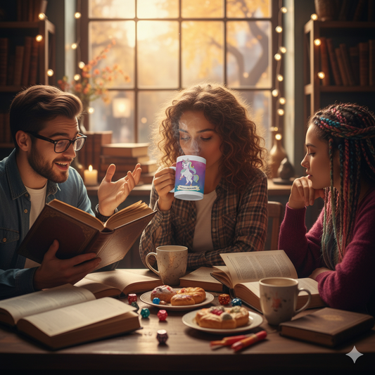 Stabby Unicorn Ceramic Mug - Colorful Coffee Cup