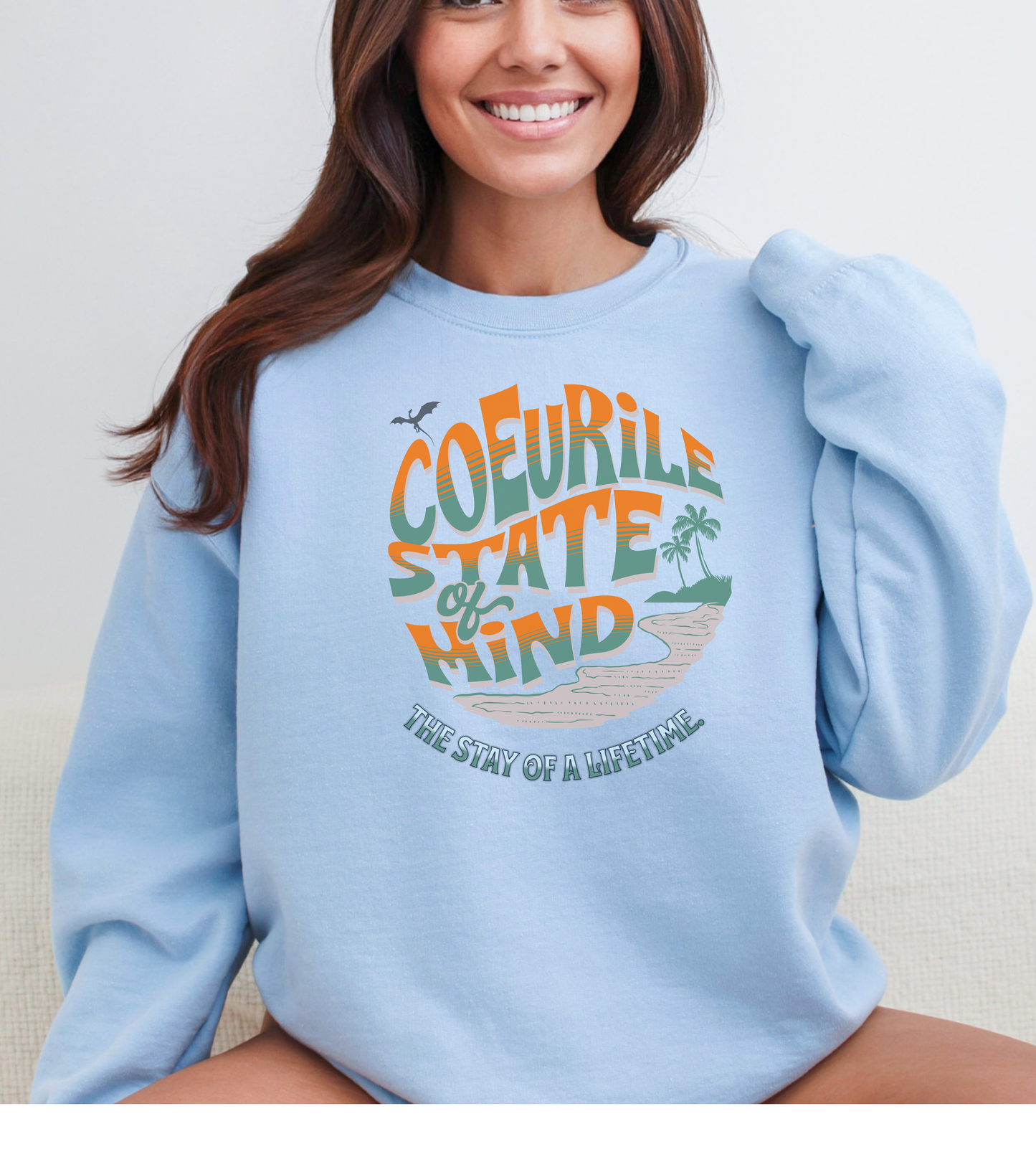 "Coeurile State of Mind" Island Sweatshirt Licensed Design