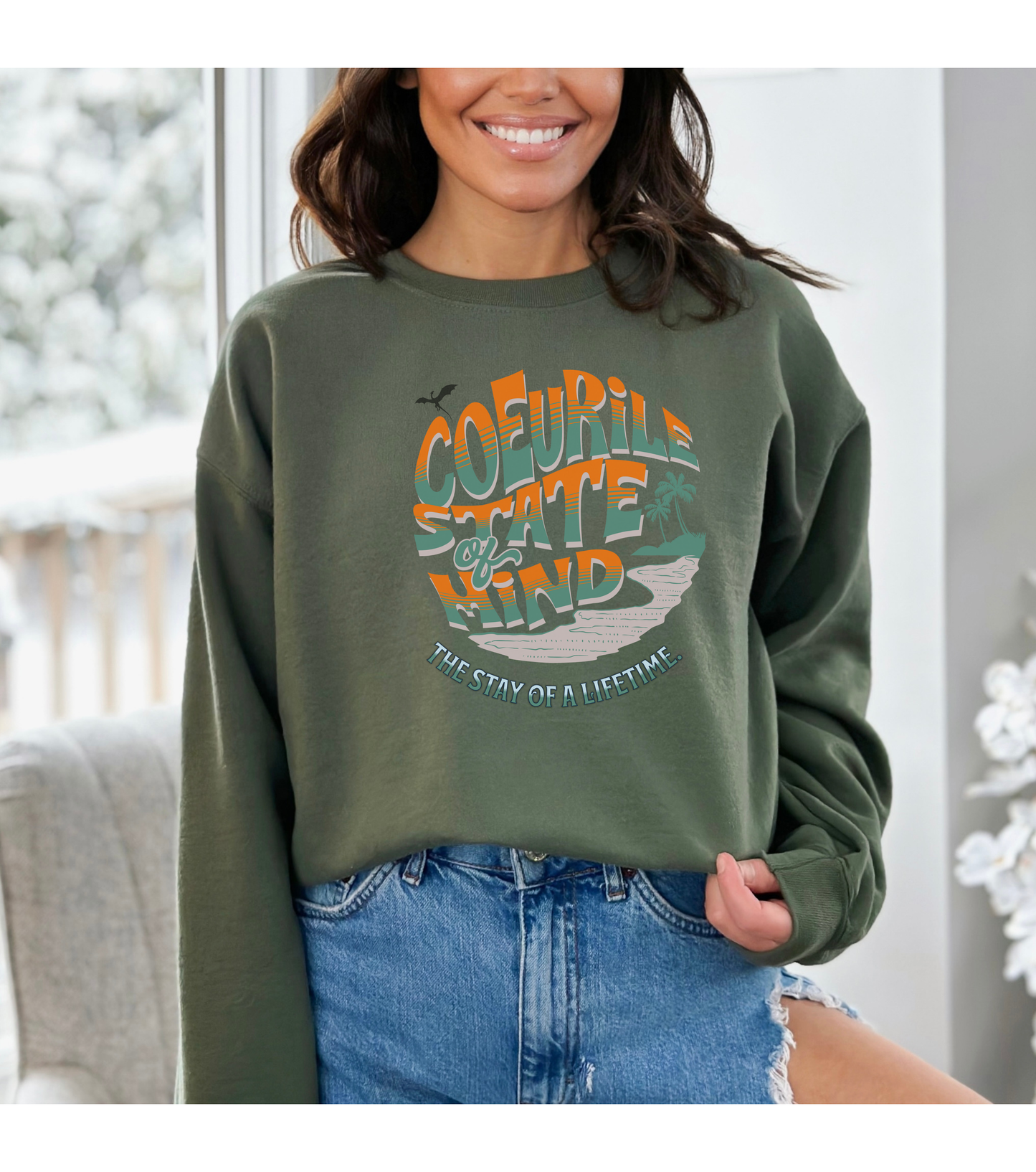 "Coeurile State of Mind" Island Sweatshirt Licensed Design