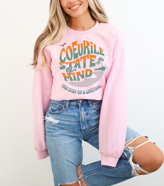 "Coeurile State of Mind" Island Sweatshirt Licensed Design