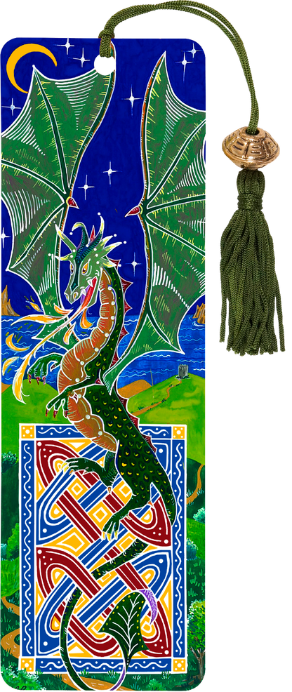 Dragon Beaded Bookmark