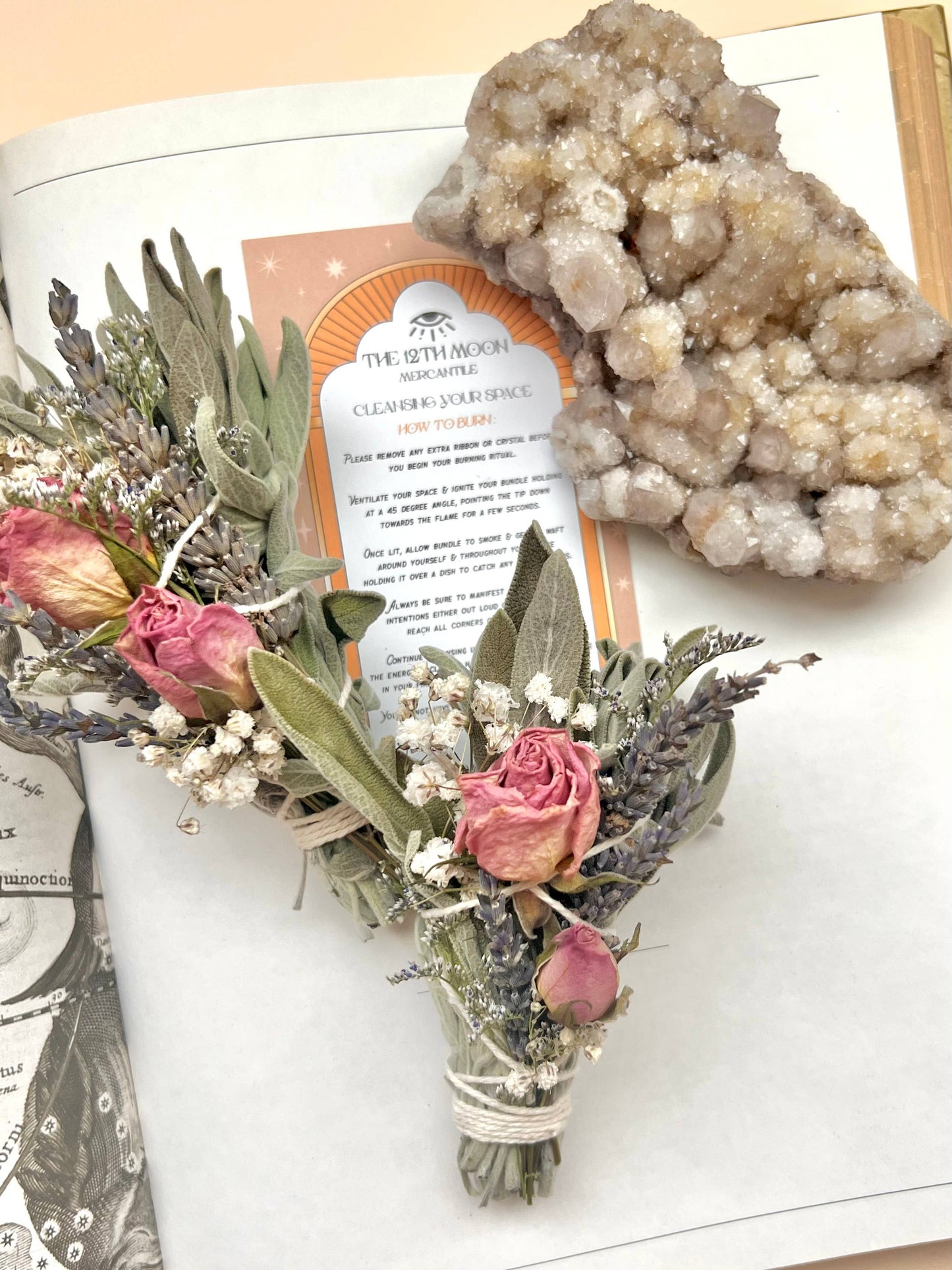 The 12th Moon - MAGIC RITUALS Mini Sage Smudge Bundle - Smoke Cleanser