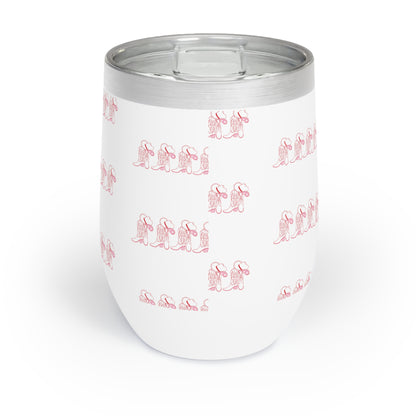 2 Horses Chill Wine Tumbler | Fun Gift for Wine Lovers