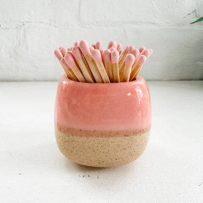 Moonlight Makers - Ceramic Match Holders  With  Matches