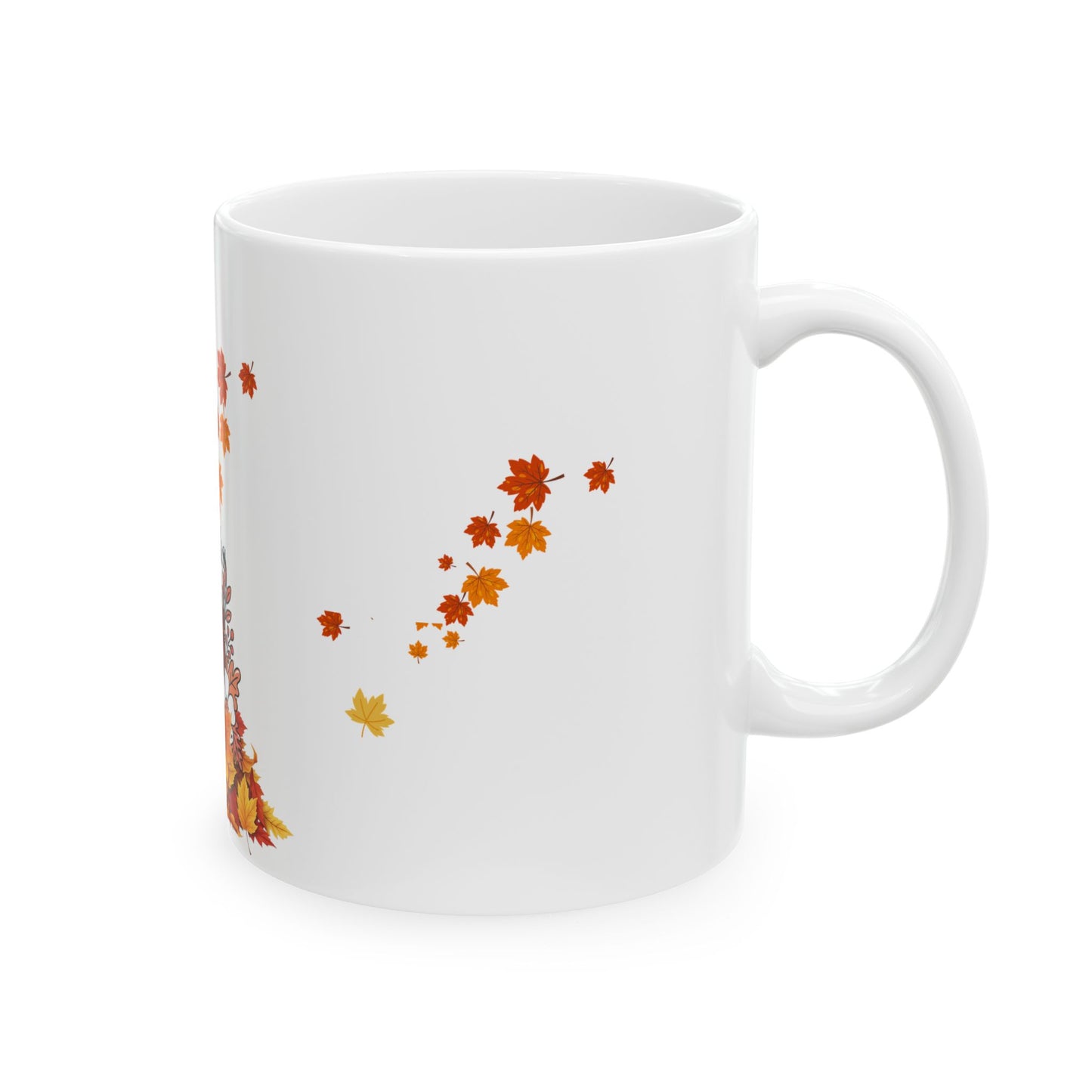 Fall-Inspired Ceramic Mug - "I Fall For Books" - Perfect Gift for Book Lovers