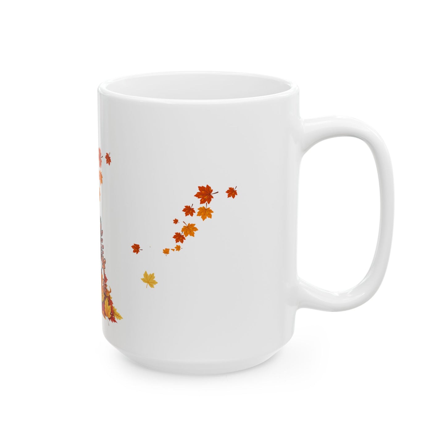 Fall-Inspired Ceramic Mug - "I Fall For Books" - Perfect Gift for Book Lovers