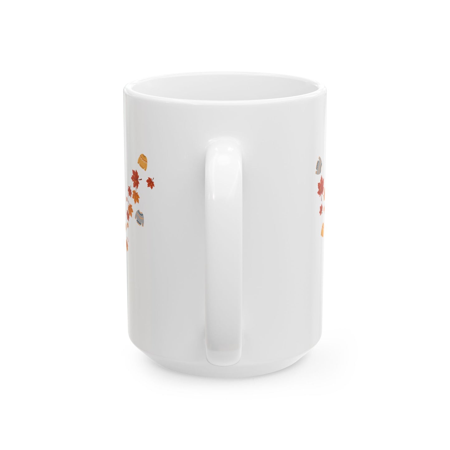 Fall-Inspired Ceramic Mug - "Sweater Weather"