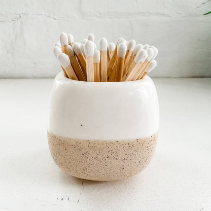 Moonlight Makers - Ceramic Match Holders  With  Matches