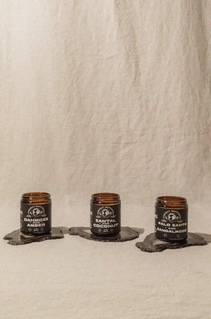 Project Happiness Candle Co. - Palo Santo and Sandalwood - 8 oz Soy Candle