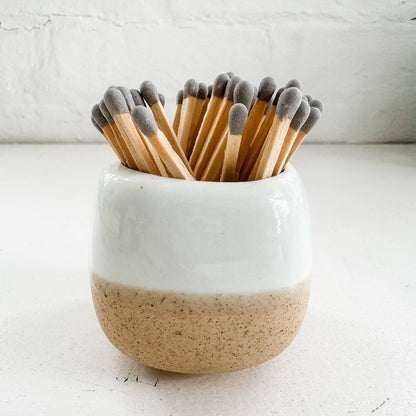 Moonlight Makers - Ceramic Match Holders  With  Matches
