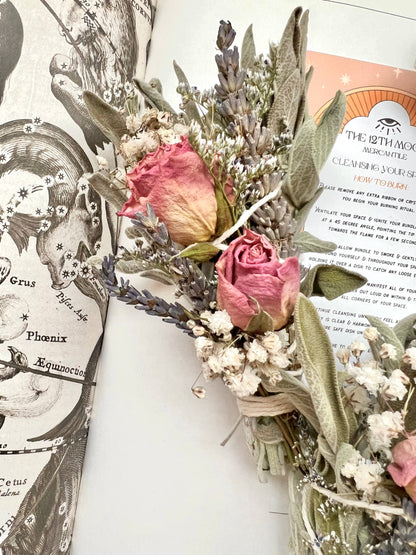 The 12th Moon - MAGIC RITUALS Mini Sage Smudge Bundle - Smoke Cleanser