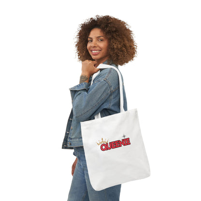 Queenie Canvas Tote Bag, 5-Color Straps