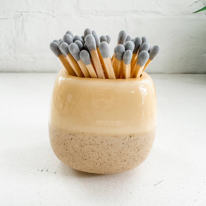 Moonlight Makers - Ceramic Match Holders  With  Matches