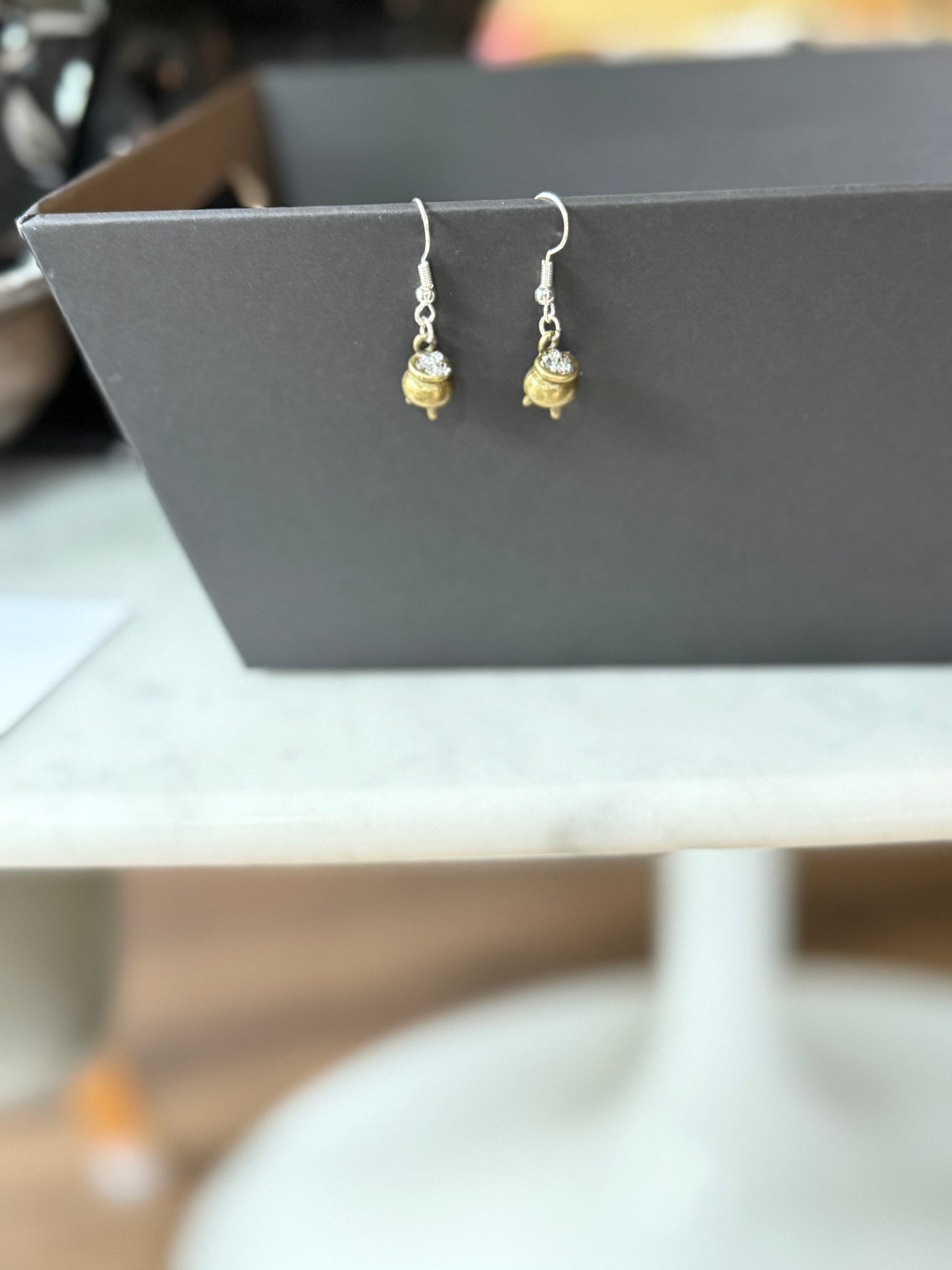 Teeny Cauldron Earrings