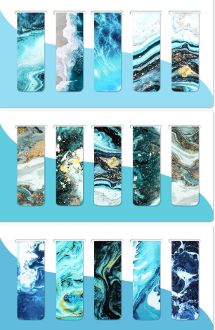 Magnetic Book Marks- various colors