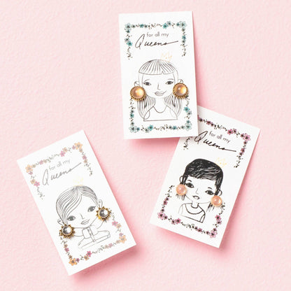 Tiny Gift Society - All My Queens Vintage Earrings