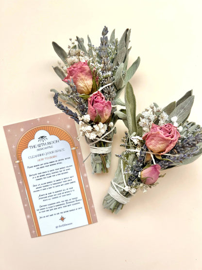The 12th Moon - MAGIC RITUALS Mini Sage Smudge Bundle - Smoke Cleanser
