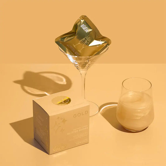 Art of Sucre - Gold Cotton Candy Drink Glitter Bombs